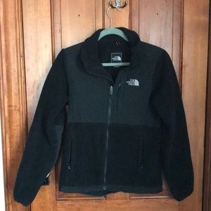 Black North Face fleece jacket
